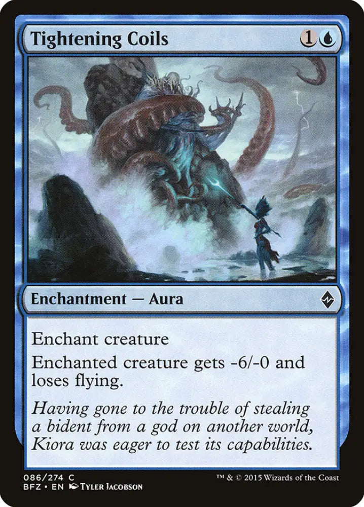 Tightening Coils [Battle for Zendikar] - MTG Single