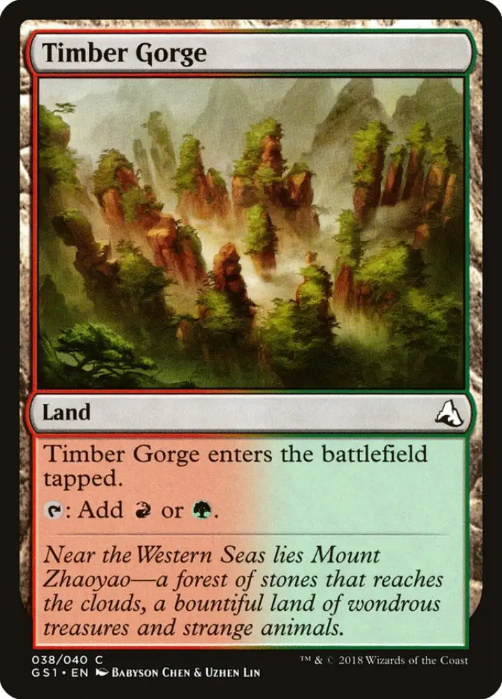 Timber Gorge [Global Series Jiang Yanggu & Mu Yanling] - MTG Single