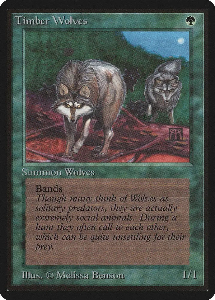 Timber Wolves [Beta Edition] - MTG Single