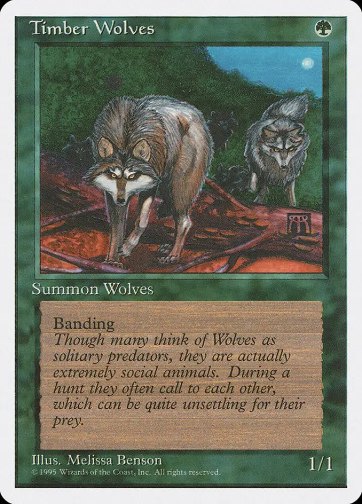 Timber Wolves [Fourth Edition] - MTG Single