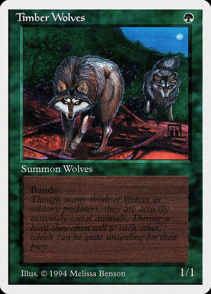 Timber Wolves [Summer Magic / Edgar] - MTG Single