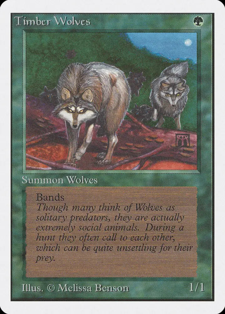 Timber Wolves [Unlimited Edition] - MTG Single