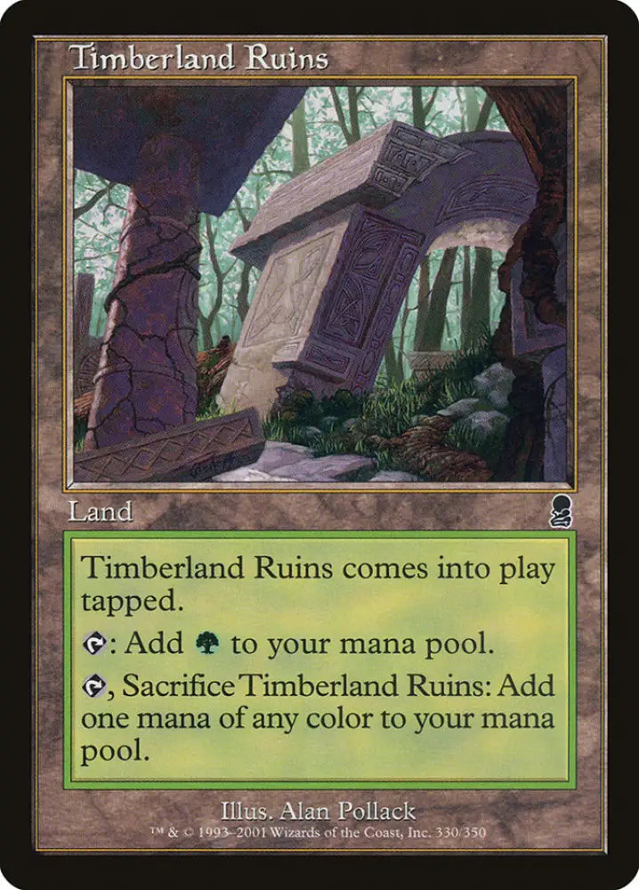 Timberland Ruins [Odyssey] - MTG Single