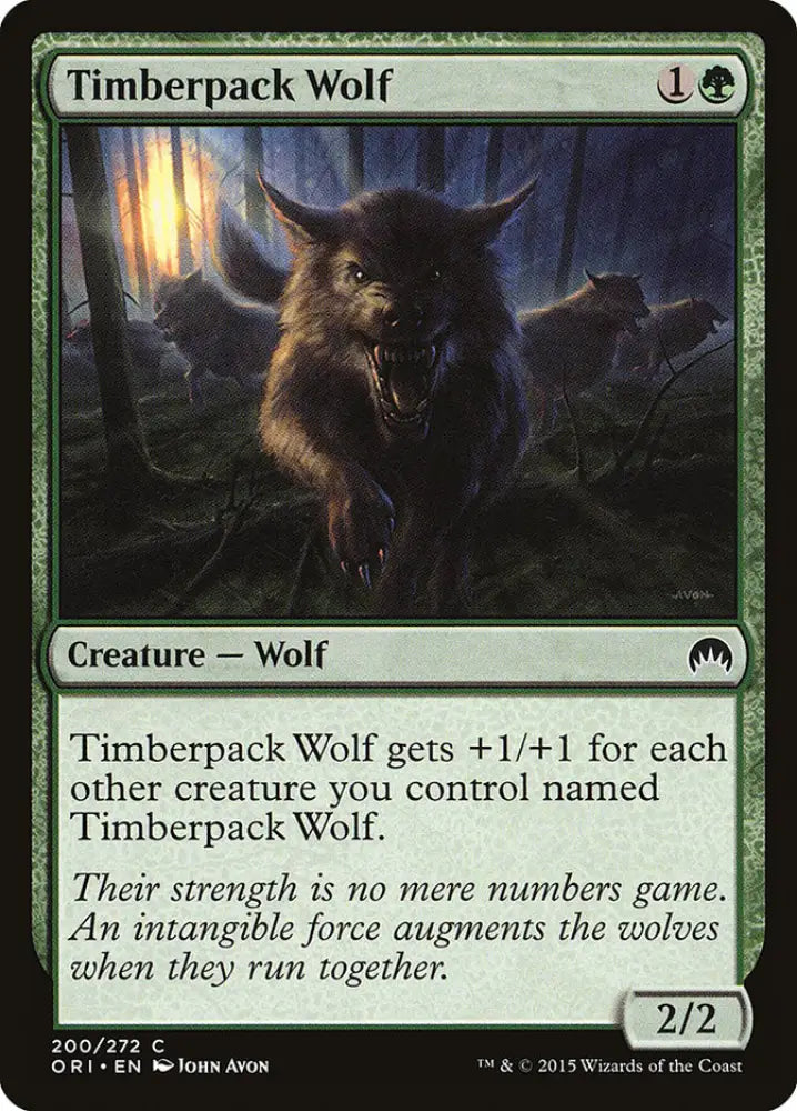 Timberpack Wolf [Magic Origins] - MTG Single