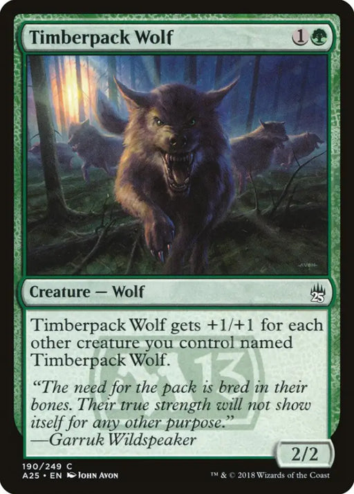 Timberpack Wolf [Masters 25] - MTG Single