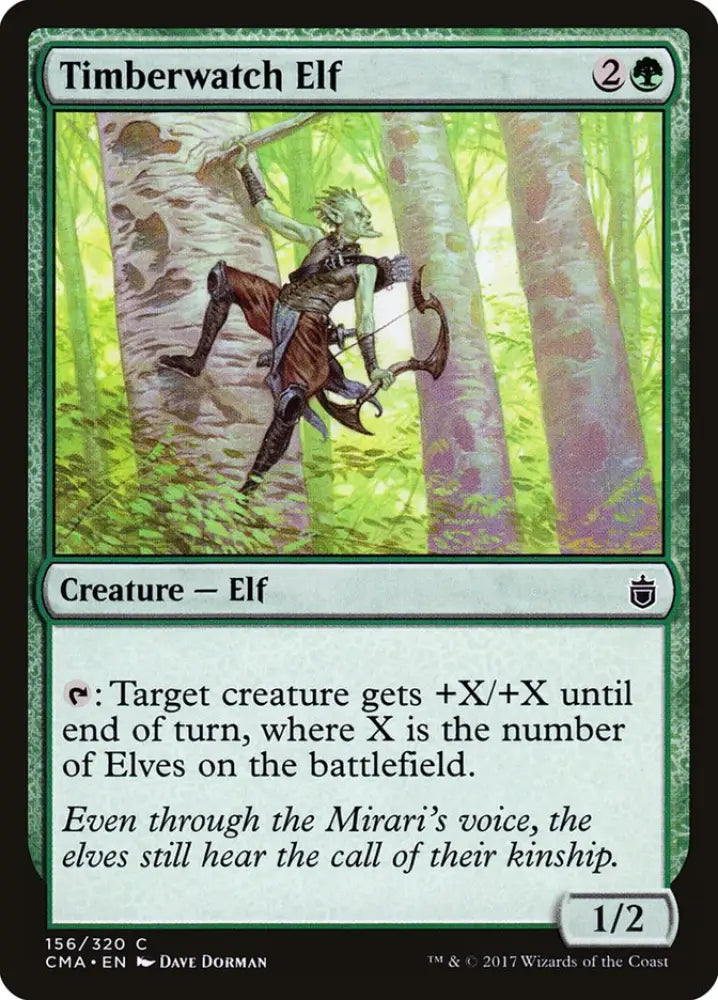 Timberwatch Elf [Commander Anthology] - MTG Single