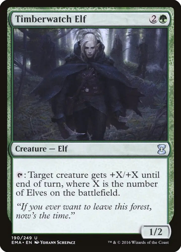 Timberwatch Elf [Eternal Masters] - MTG Single