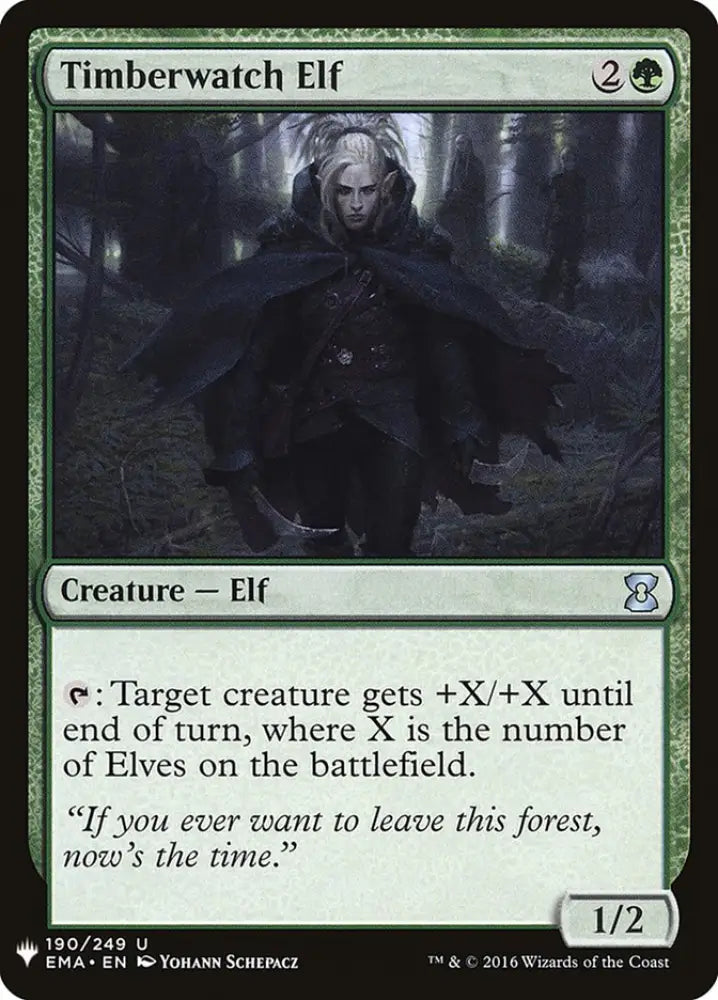 Timberwatch Elf [Mystery Booster] - MTG Single