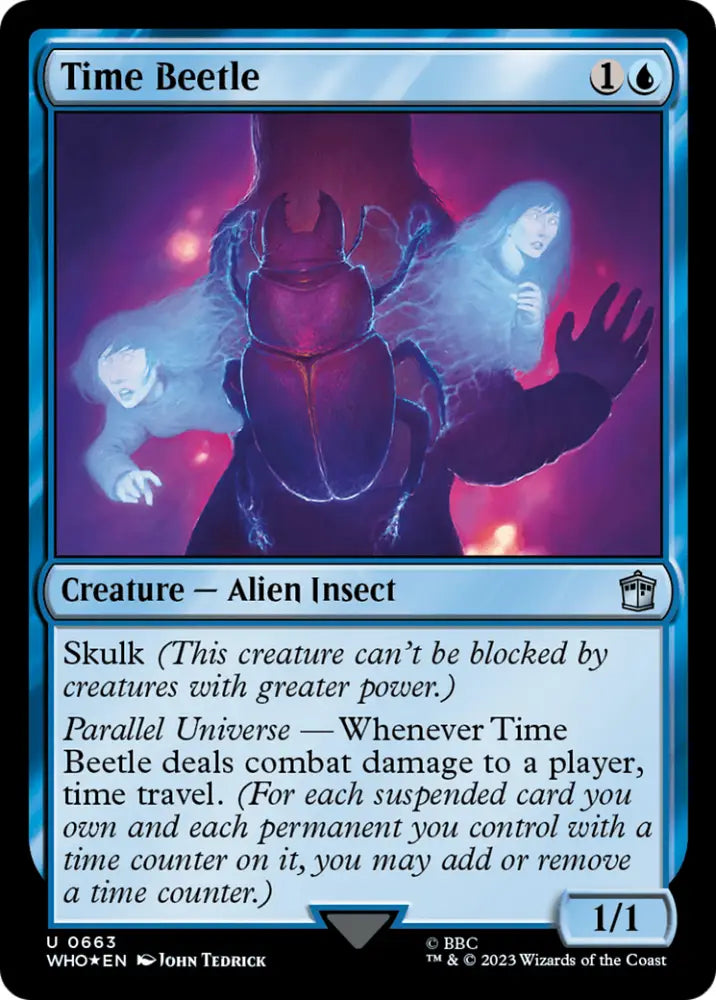 Time Beetle (Surge Foil) [Doctor Who] - MTG Single
