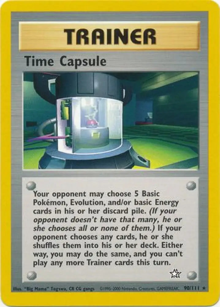 Time Capsule (90/111) [Neo Genesis Unlimited] - Pokemon Single
