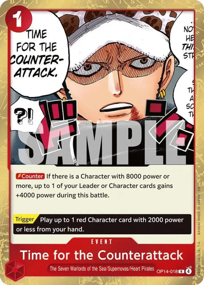 Time for the Counterattack (OP14-018) [The Azure Sea's Seven]