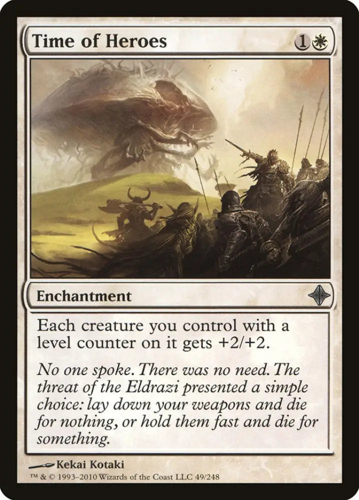 Time of Heroes [Rise of the Eldrazi] - MTG Single