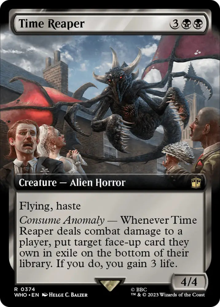 Time Reaper (Extended Art) [Doctor Who] - MTG Single