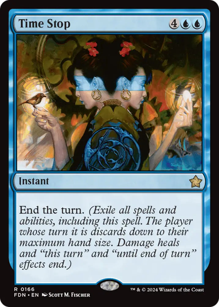 Time Stop [Foundations] - MTG Single