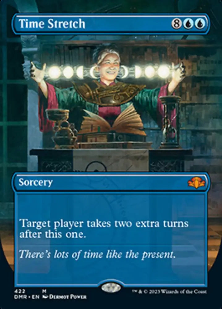 Time Stretch (Borderless Alternate Art) [Dominaria Remastered] - MTG Single