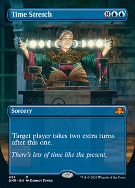 Time Stretch (Borderless Alternate Art) [Dominaria Remastered] - MTG Single