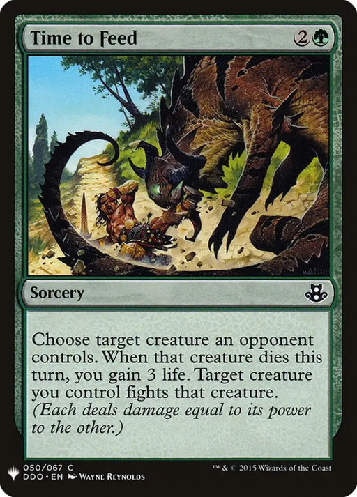 Time to Feed [Mystery Booster] - MTG Single