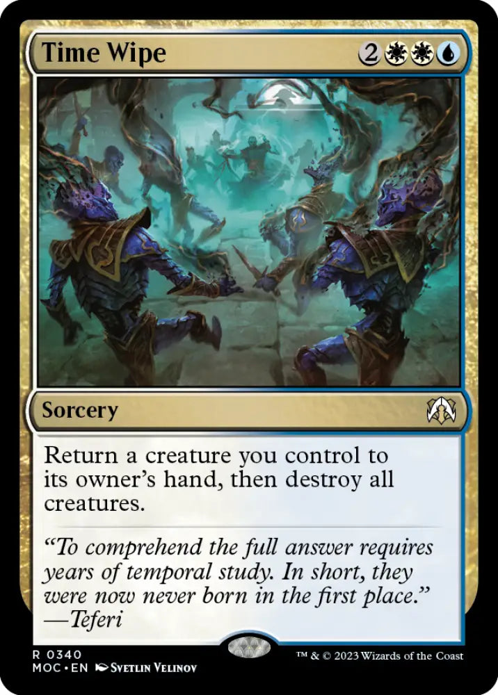Time Wipe [March of the Machine Commander] - MTG Single