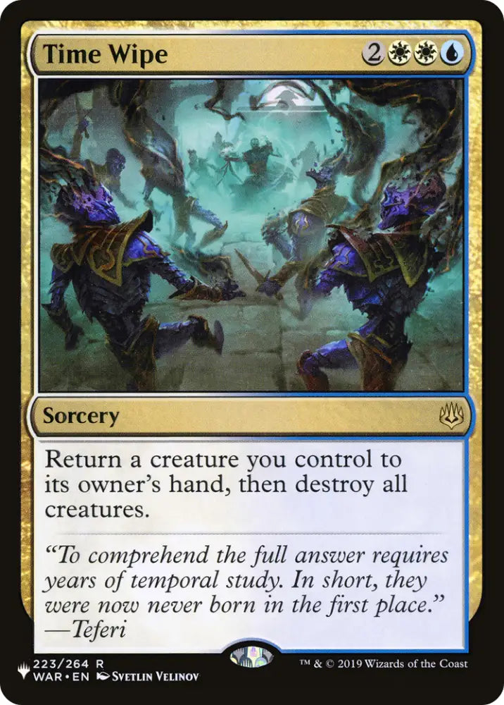 Time Wipe [Secret Lair: From Cute to Brute] - MTG Single