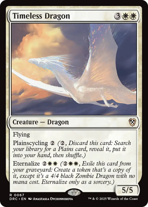 Timeless Dragon [Aetherdrift Commander] - MTG Single