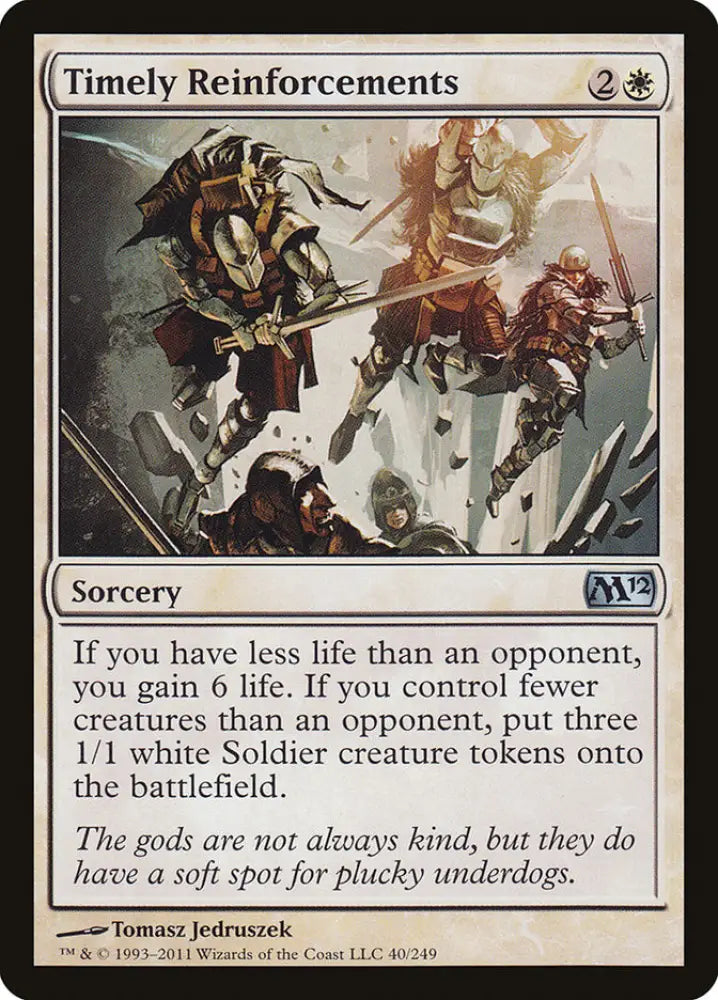 Timely Reinforcements [Magic 2012] - MTG Single