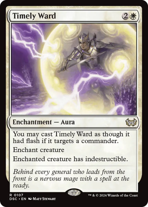 Timely Ward [Duskmourn: House of Horror Commander] - MTG Single