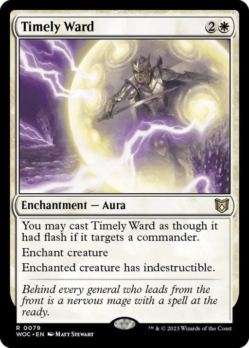 Timely Ward [Wilds of Eldraine Commander] - MTG Single