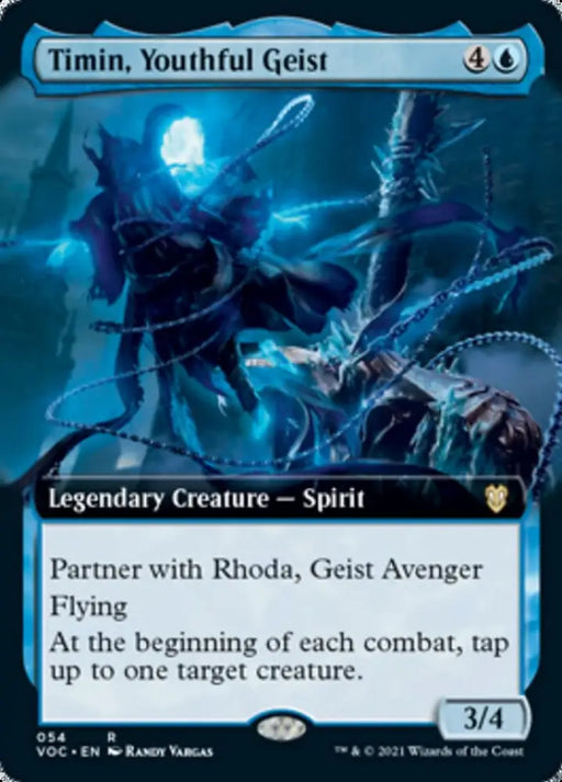 Timin Youthful Geist (Extended Art) [Innistrad: Crimson Vow Commander] - MTG Single