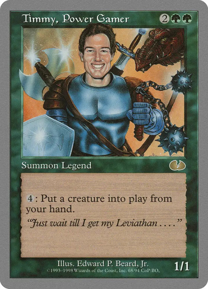 Timmy Power Gamer [Unglued] - MTG Single