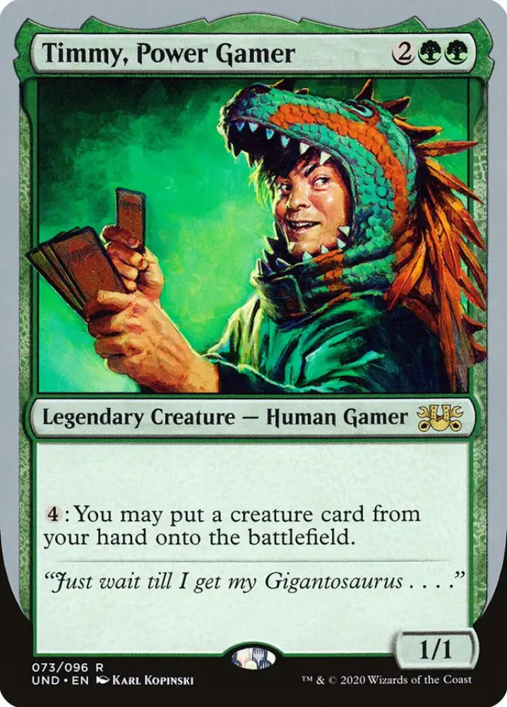 Timmy Power Gamer [Unsanctioned] - MTG Single