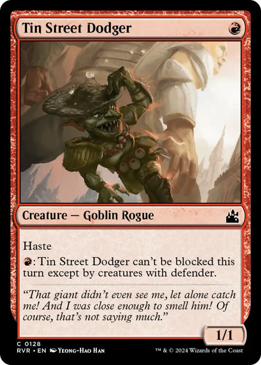 Tin Street Dodger [Ravnica Remastered] - MTG Single