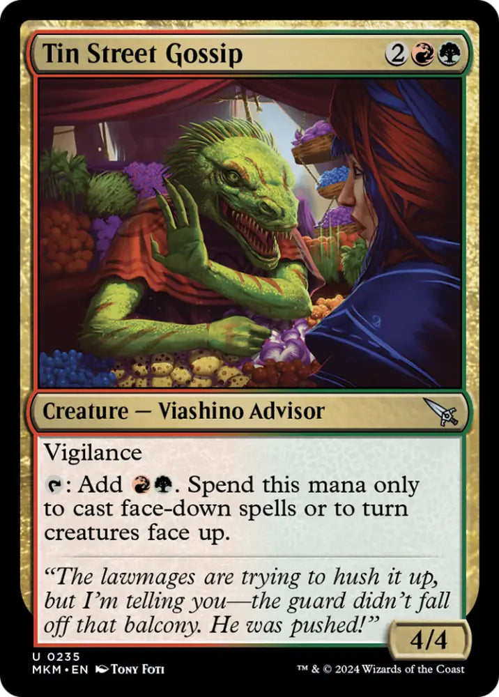 Tin Street Gossip [Murders at Karlov Manor] - MTG Single