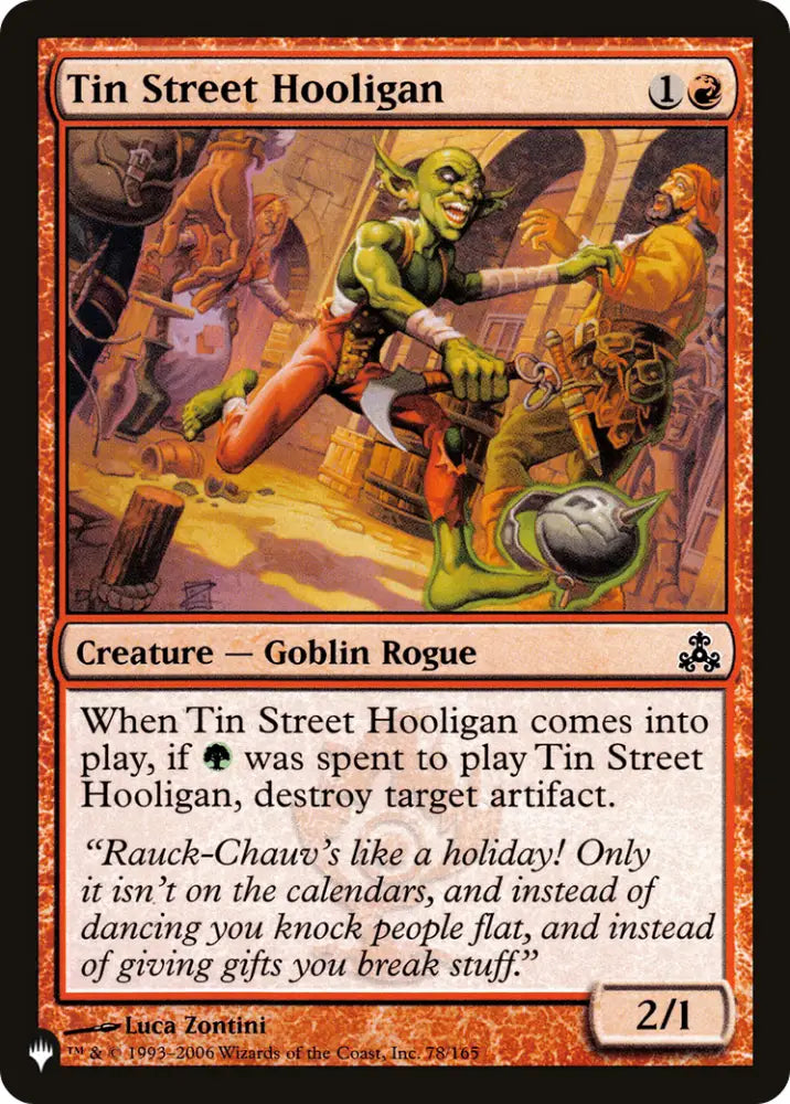 Tin Street Hooligan [The List] - MTG Single
