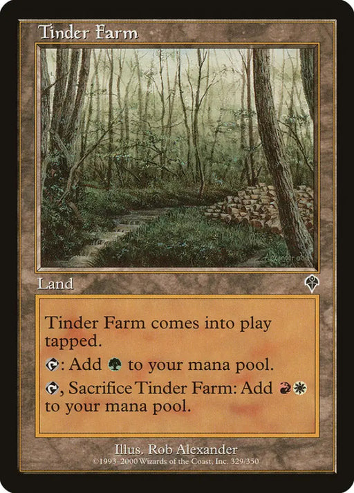 Tinder Farm [Invasion] - MTG Single