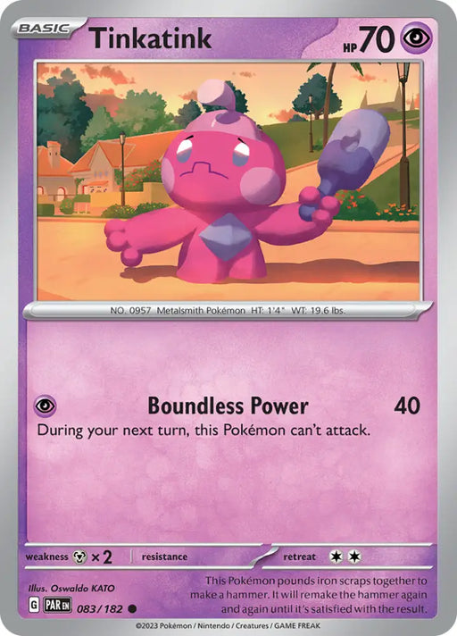 Tinkatink (083/182) [Scarlet & Violet: Paradox Rift] - Pokemon Single