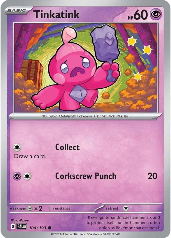 Tinkatink (100/193) [Scarlet & Violet: Paldea Evolved] - Pokemon Single