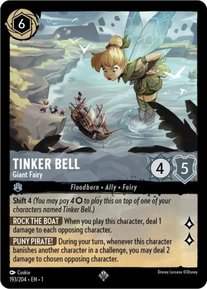 Tinker Bell - Giant Fairy (193/204) [The First Chapter] - Lorcana Single