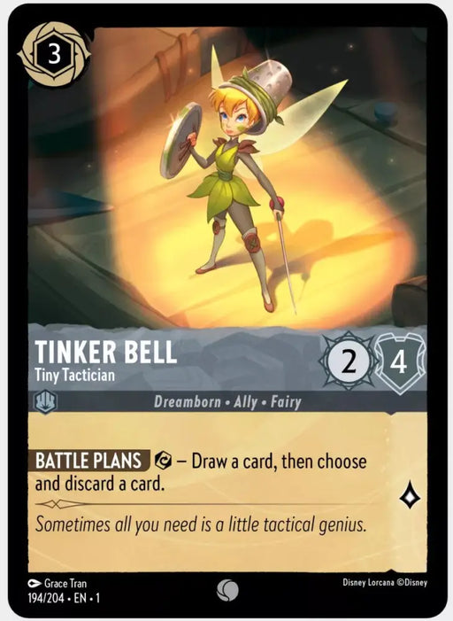 Tinker Bell - Tiny Tactician (194/204) [The First Chapter] - Lorcana Single