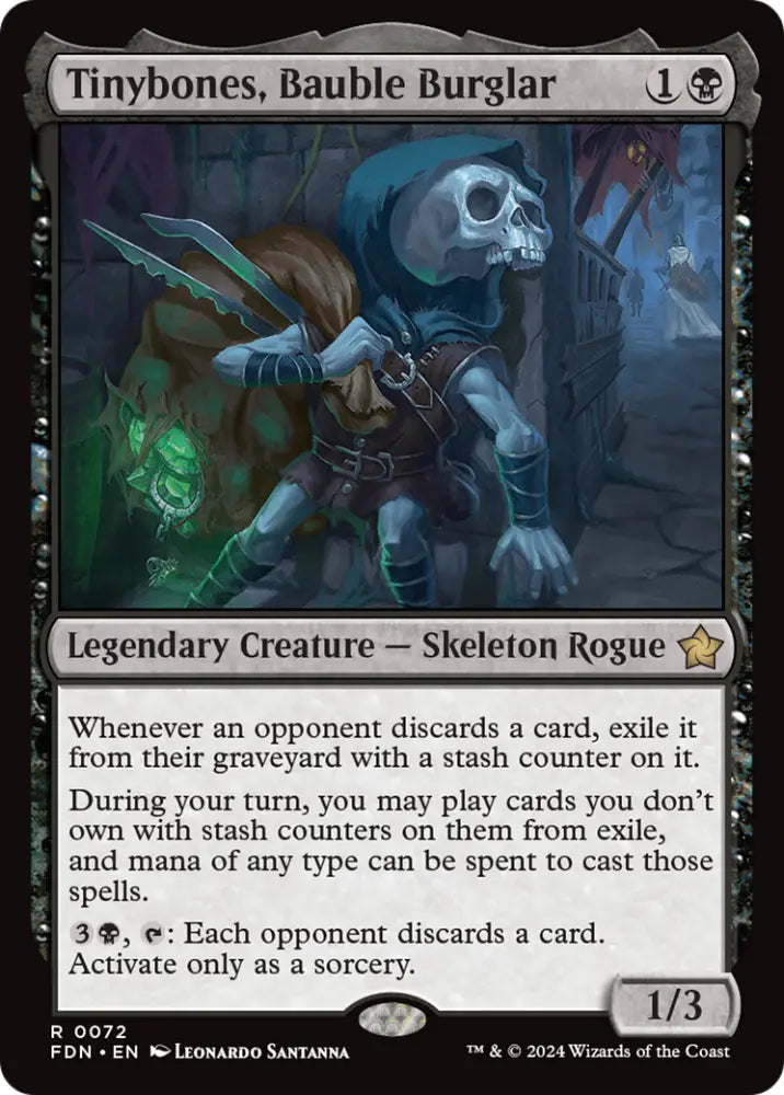 Tinybones Bauble Burglar [Foundations] - MTG Single