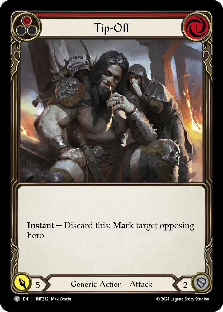 Tip-Off (Red) [The Hunted] - Flesh And Blood Single