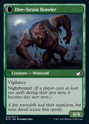Tireless Hauler // Dire-Strain Brawler [Innistrad: Midnight Hunt] - MTG Single