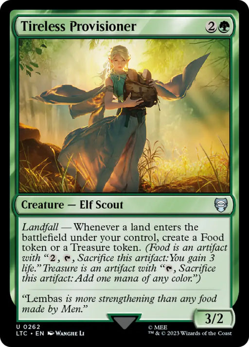Tireless Provisioner [The Lord of the Rings: Tales of Middle-Earth Commander] - MTG Single