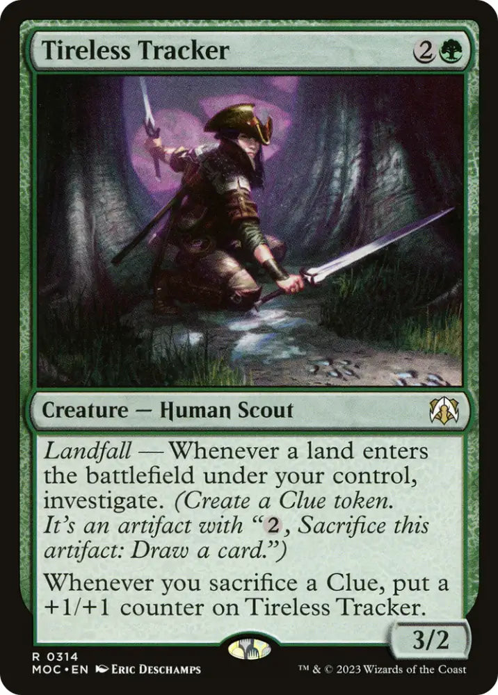 Tireless Tracker [March of the Machine Commander] - MTG Single