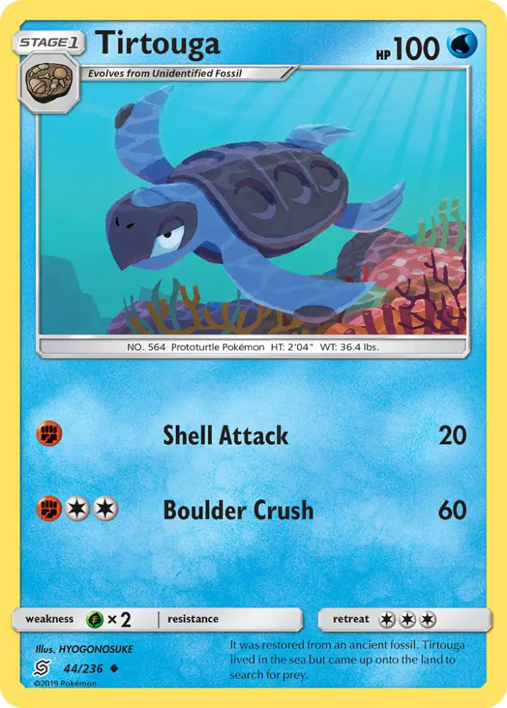 Tirtouga (44/236) [Sun & Moon: Unified Minds] - Pokemon Single