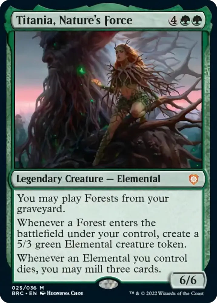 Titania Nature’s Force [The Brothers’ War Commander] - MTG Single