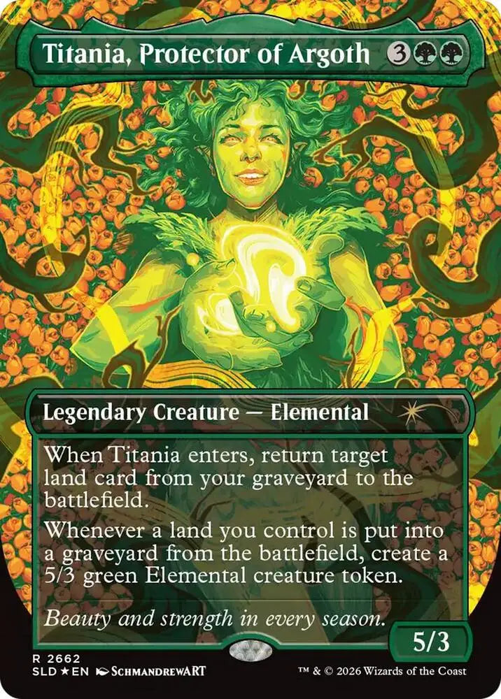 Titania, Protector of Argoth (2662) [Secret Lair Drop]
