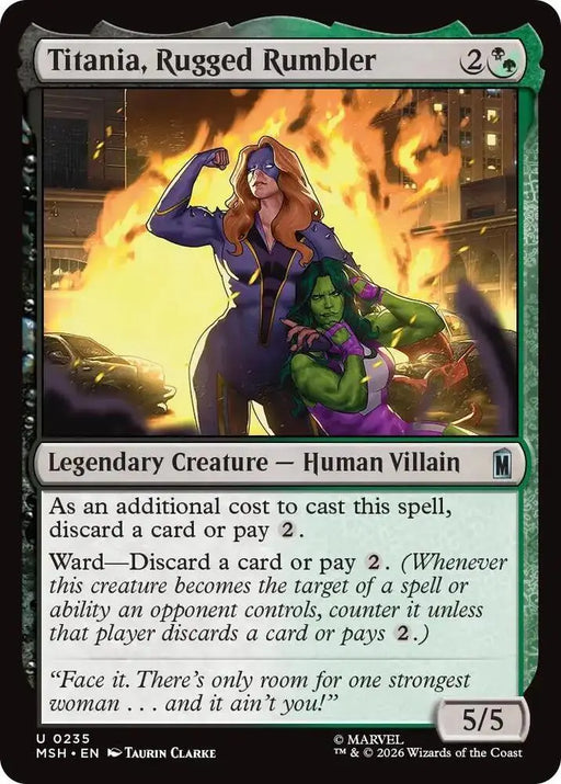Titania, Rugged Rumbler (235) [Marvel Super Heroes]