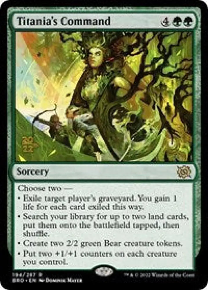 Titania's Command (194) [Prerelease Cards]