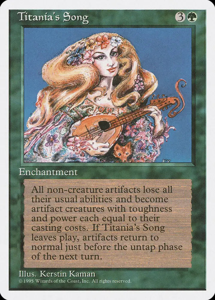 Titania’s Song [Fourth Edition] - MTG Single