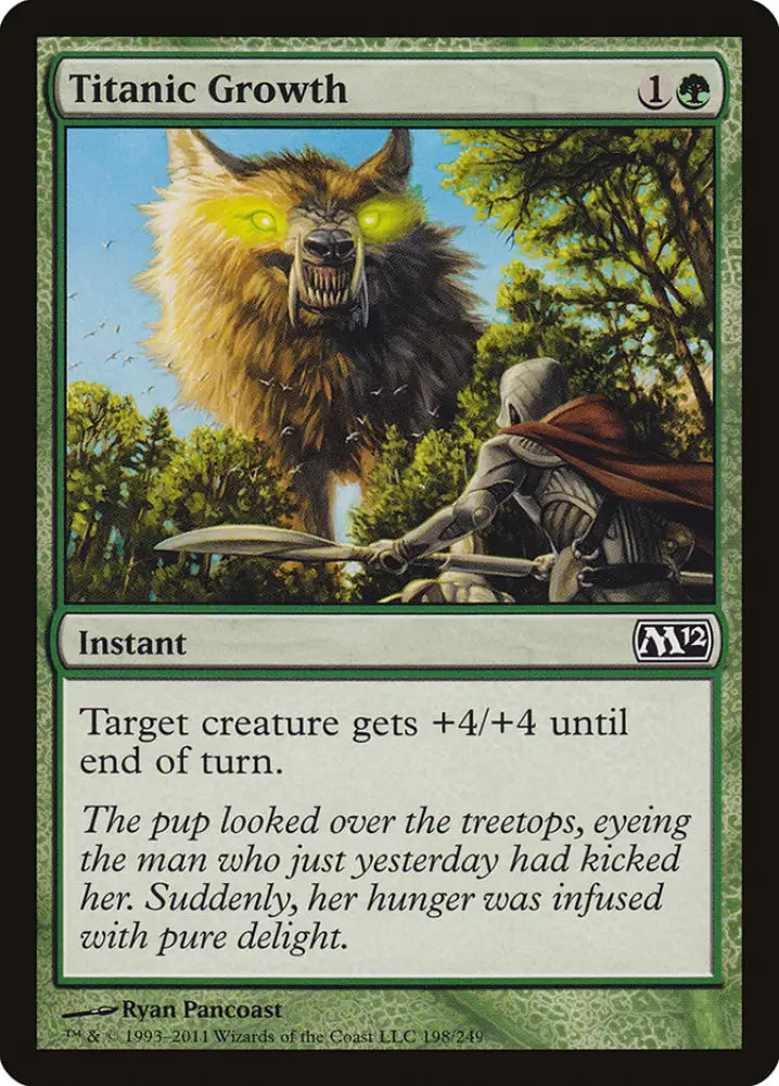 Titanic Growth [Magic 2012] - MTG Single